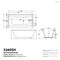 Atlantis Whirlpools Atlantis Whirlpools Soho 32 x 60 Front Skirted Air Massage Tub 3260SHAR - alternate 4